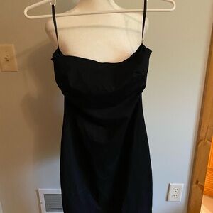 Bebe Black Strapless Dress